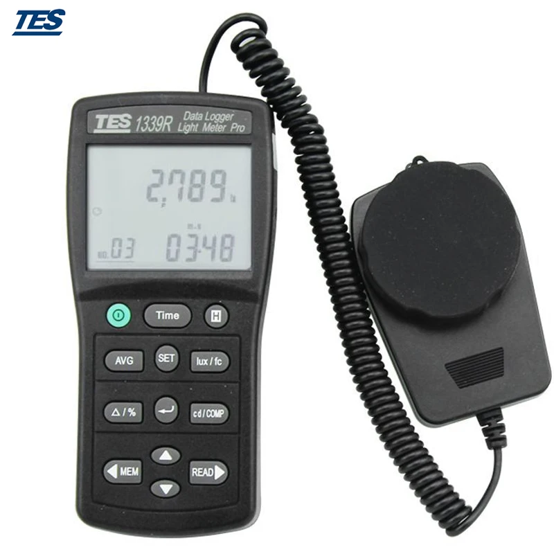 TES-1339R свет лесопогрузчика метр Luxmeter(rs-232) 0,01 до 999900 люкс PC запись данных