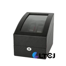 Часы моталки, ltcj деревянный автоматический поворот 2+ 3 часы намотки чехол для хранения Дисплей коробке(фунтов