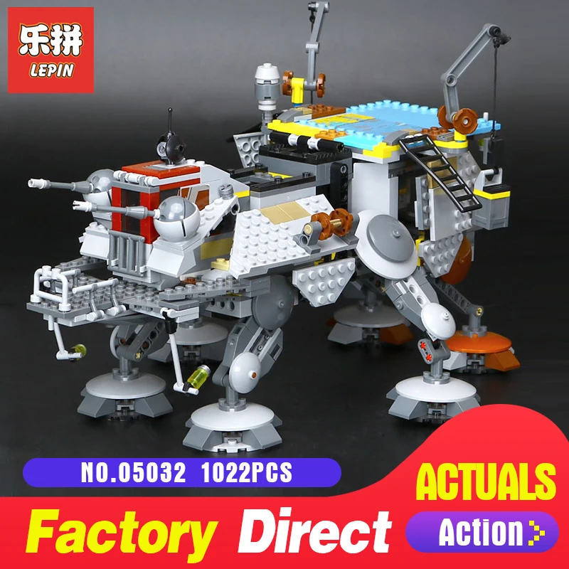 

Star 1022cs Lepin 05032 Captain Rex's AT-TE Building Blocks Brick Toy with 75157 Lovely Children day's DIY Gift LegoINGlys Wars