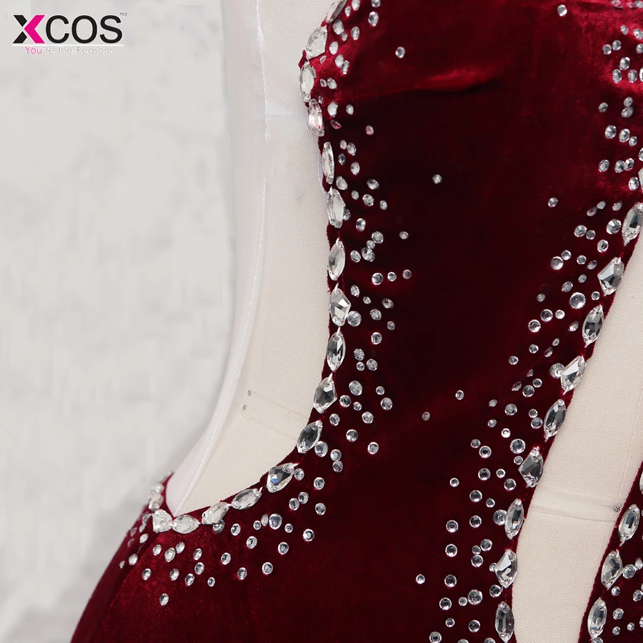 New-Design-Burgundy-Prom-Dress-Long-Mermaid-Womens-2018-Maxi-Gowns-Beaded-Sexy-Amazing-Floor-Length (2)