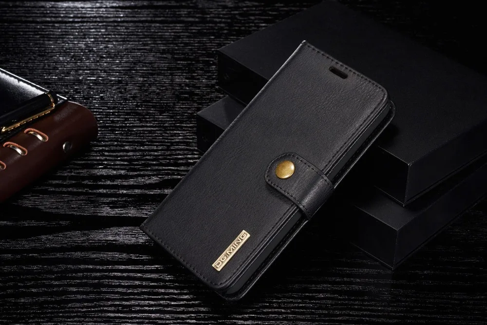 Для LG G6 G7 ThinQ V20 V30 кожаный чехол-бумажник со съемным магнитным отделением для карт