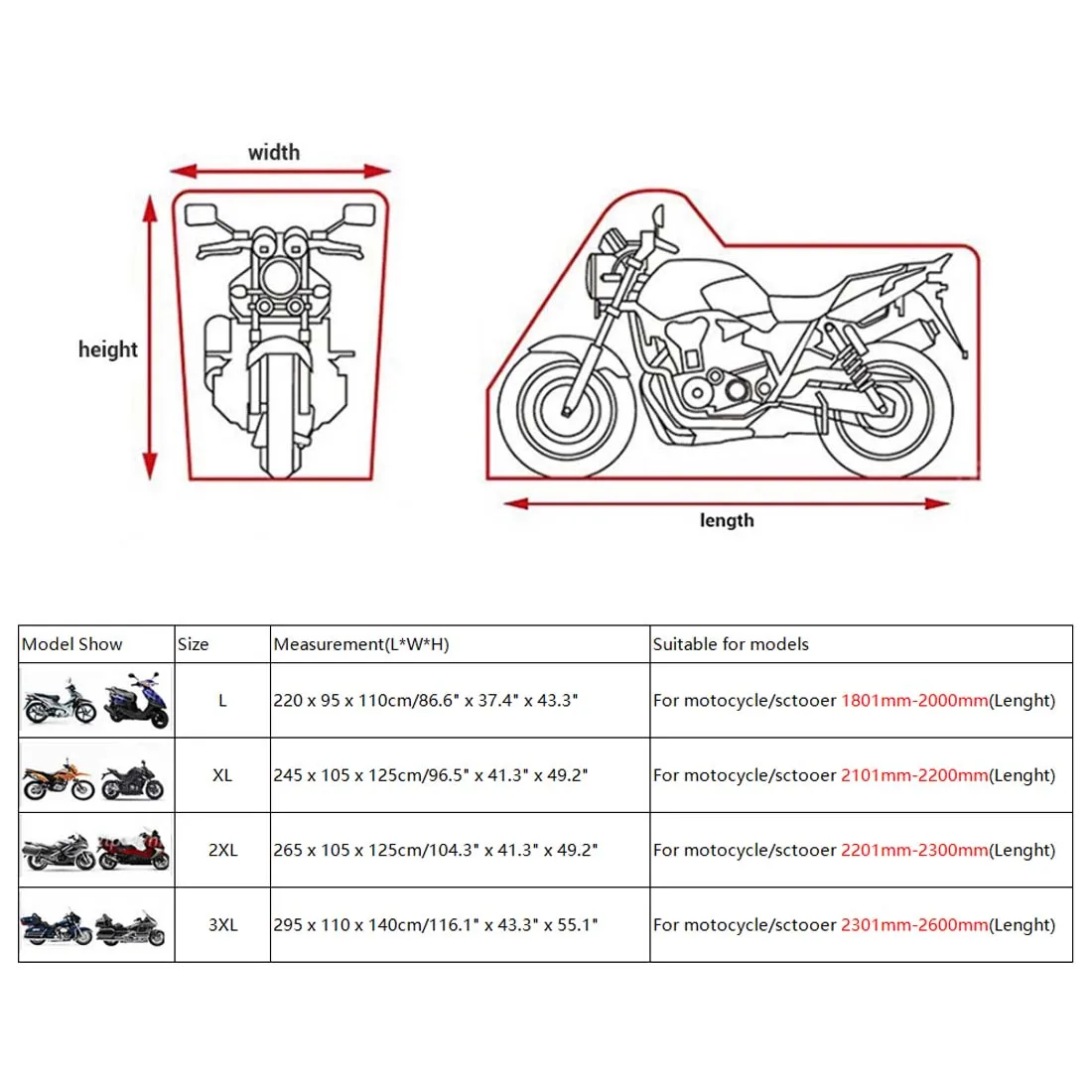 X AUTOHAUX, универсальный, 180 T, дождевая пыль, зимний, мотоциклетный чехол, для улицы, водонепроницаемый, УФ, весь двигатель, чехол с затягивающимся ремешком, дизайн