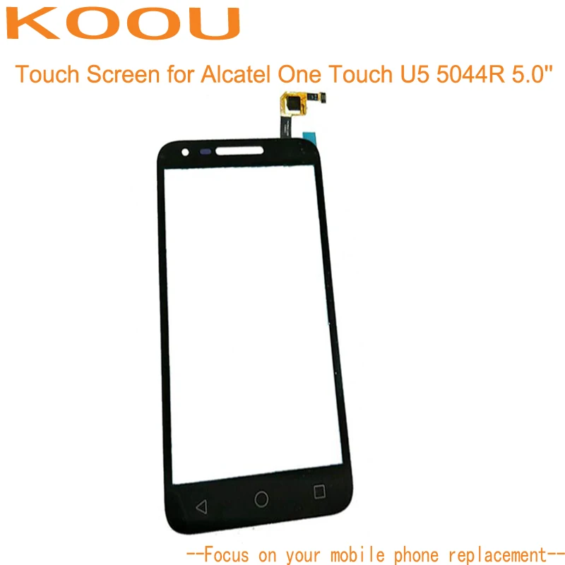 

For For Alcatel One Touch U5 5044R 5.0'' Touch Screen+LCD Digitizer Sensor Assembly Replacement Mobile Phone Parts Black White