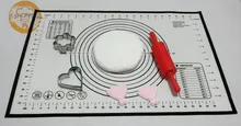 600x400x0,4mm oder 23,62*15,74 zoll feine faser mesh silikon Pizza Maker fondant Ofen Backen Liner Blätterteig mit Messungen