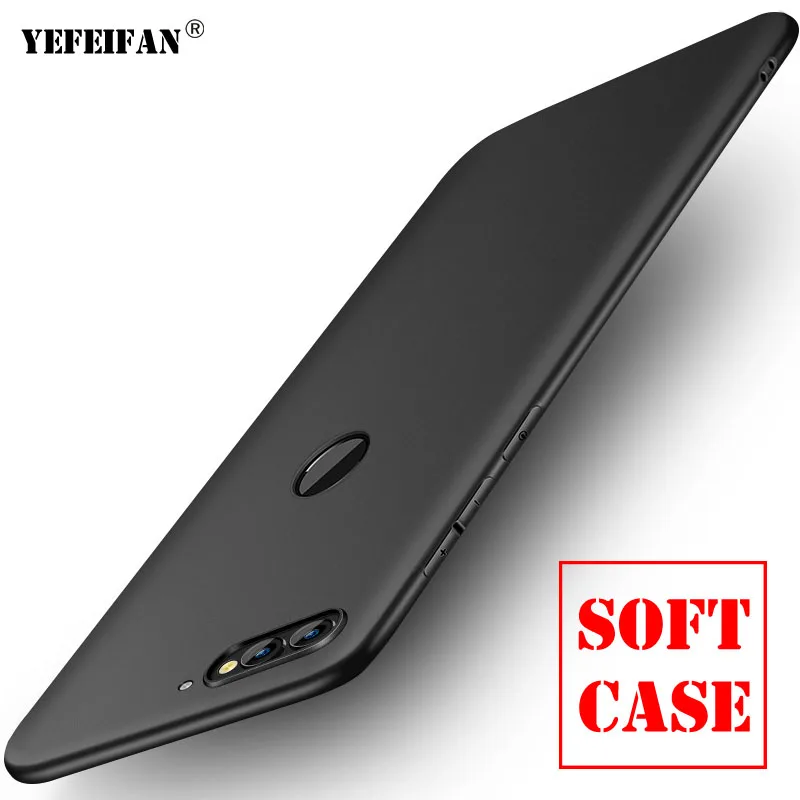 

YEFEIFAN Huawei Honor 7C Case Matte Silicone Soft Cover For Huawei Honor 7C Pro Phone Cases Russian Version Honor 7C Back Cover