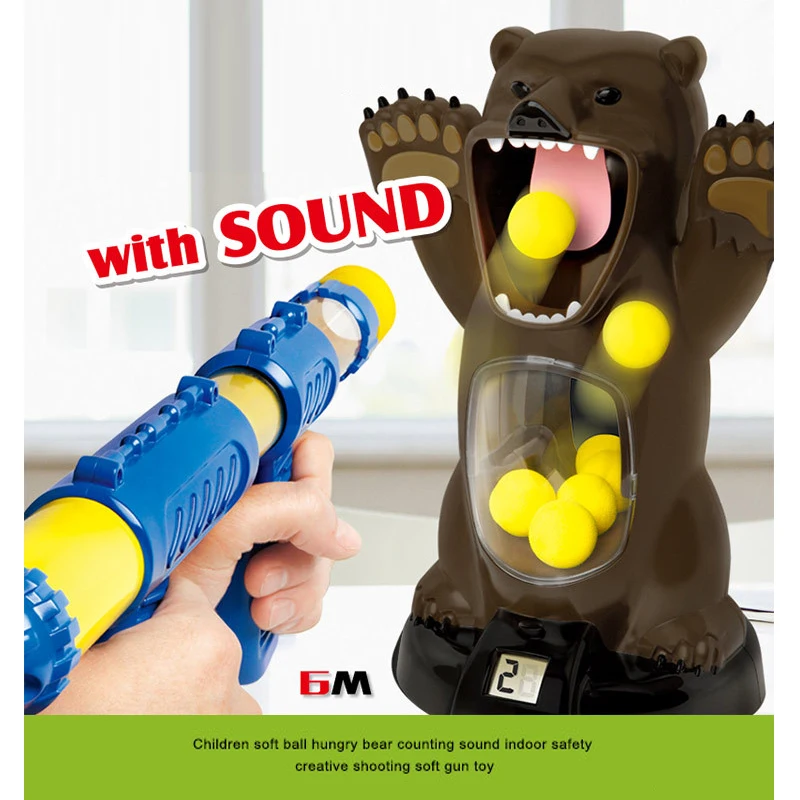 pistola de bolas de espuma