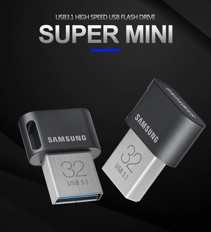 SAMSUNG USB 3,1 флэш-диск 128 GB 256 GB 300 МБ/с. Металлическая Ручка Mini Drive 32 GB 64 200 МБ/с. флэш-памяти Memory Stick U диск FIT Plus