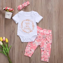Conjunto calças de verão para bebês meninas, recém nascidos, body, roupas de macacão, conjunto de roupas