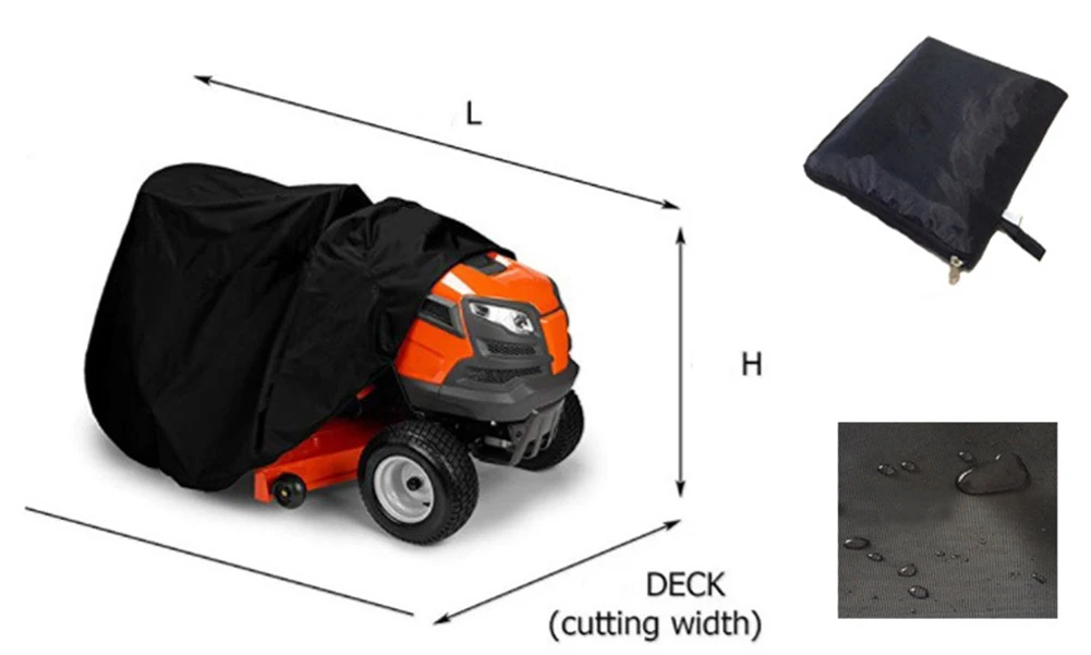 Садовый садовый трактор сверхмощная самоходная газонокосилка крышка Тракторная решетка Пылезащитная Защита от солнца защита от дождя водонепроницаемый протектор