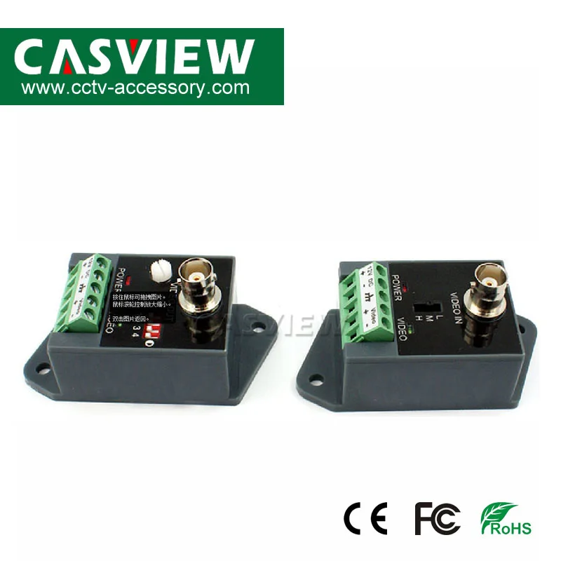 

HD Active Video Balun 1CH Transmitter and Receiver Video Support 1080P HD signals Compatible with all CVI TVI AHD CVBS