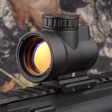 Тактический trijicon марсианский Разведывательный спутник, стиль 1x Red dot прицел с 20 мм Пикатинни База Черный M3855
