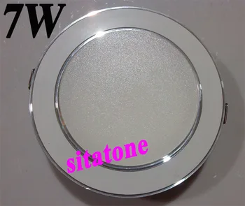 

HKP Free shipping AC85-265V 7W LED downlight SMD5630/5730 led down light lamp hole size 90mm