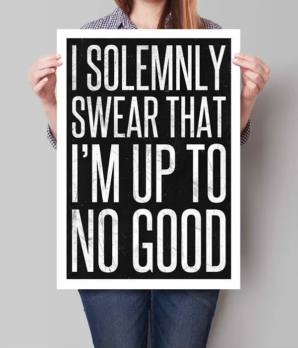 En Detresse Harry Potter Impression Decor A La Maison Art