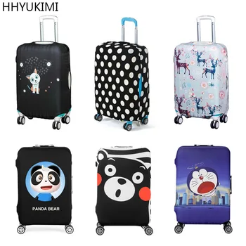 

HHYUKIMI Brand Travel Elastic Luggage Protective Cover For 20 to 29 Inch Suitcase cover Trolley case Travel Luggage Dust cover