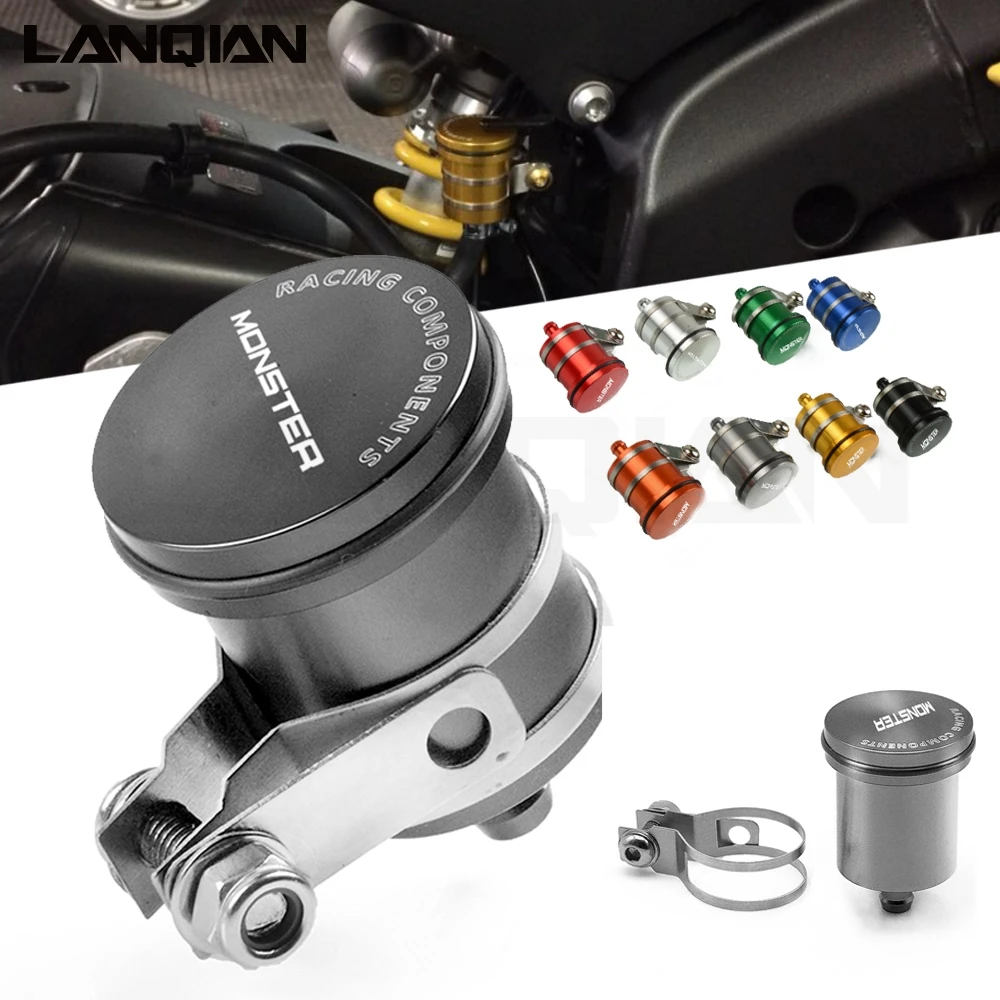 

Motorcycle Accessories Brake Clutch Cylinder Tank Fluid Reservoir Oil Fluid Cup For ducati M900 monster 821 400 620 695 696 796