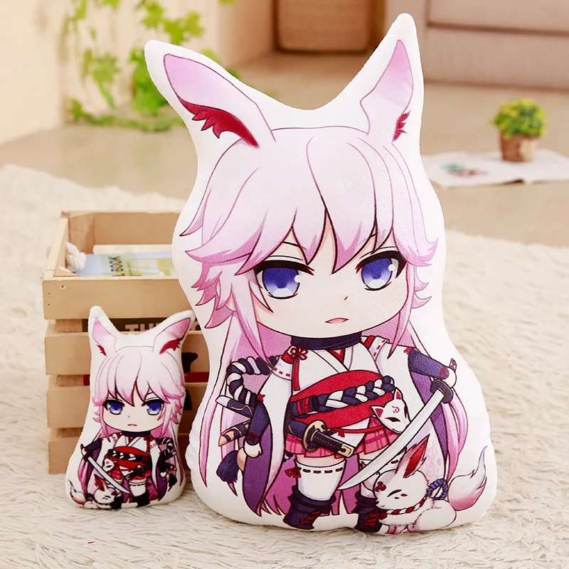 

Cute Anime Honkai Impact 3 Plush Pendant Toy Sakura Yae Soft Plush Pillow Double-Sided Cushion Cosplay Props Doll