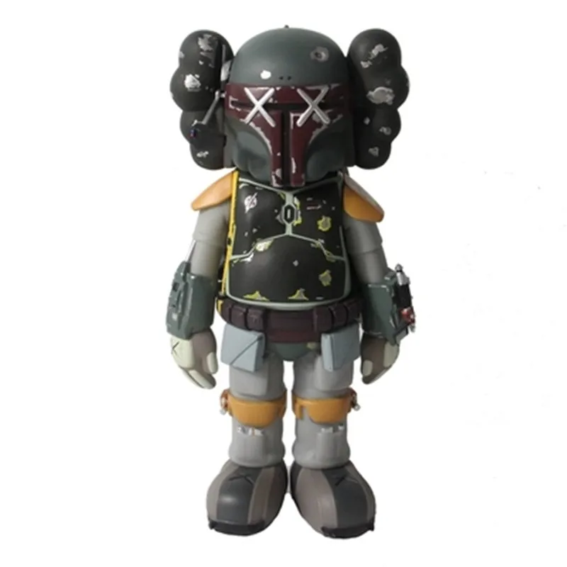 

10 Inches Original Fake Star Wars KAWS BFF Boba Fett Reas The Twins Art Toy PVC Action Figure Model Toy G1084