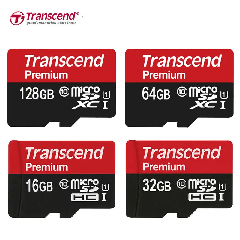 

Transcend Memory Card 32GB Class10 MicroSD 64GB 128GB Micro SD SDXC Card Up To 90MB/S UHS-1 TF Card 16GB