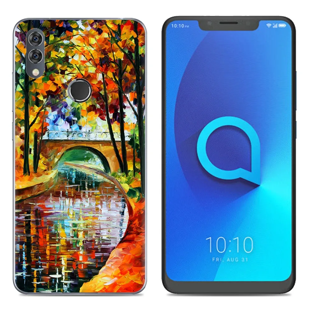 Мягкий чехол для телефона, силиконовый чехол для Alcatel 5V 6,2 дюймов, модный прозрачный чехол из ТПУ с красочным рисунком - Цвет: 10