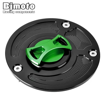 

BJMOTO CNC Oil Cap Oil Fuel Filter Engine Tank Cap Cover for Kawasaki Z800 Z1000 13-17 Z750 R 07-12 VERSYS 1000 KLZ1000 12-16
