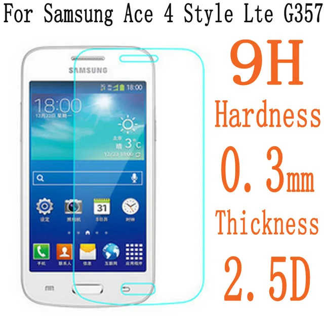 Закаленное стекло 2.5D для Samsung Galaxy Ace 4 Style LTE G357FZ Взрывозащищенная защитная пленка