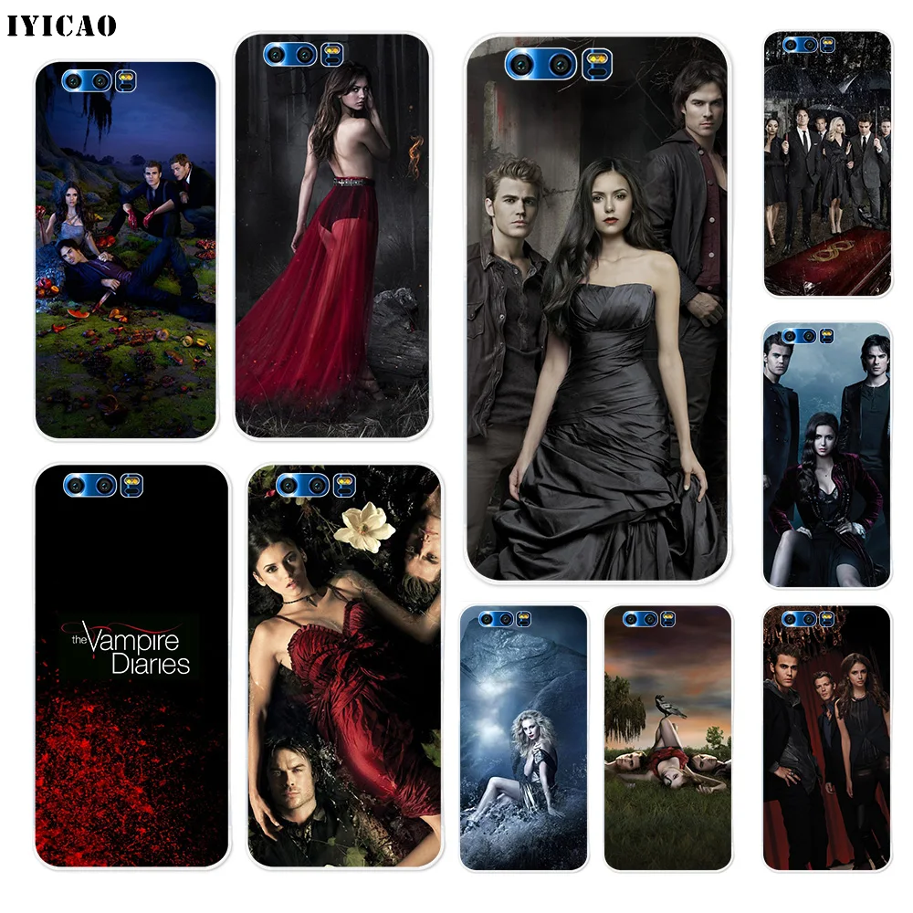 

IYICAO The Vampire Diaries Season 8 Soft Silicone Case for Huawei Y9 Y7 Y6 Prime 2018 Honor 8C 8X 8 9 10 Lite 7X 7C 6A 7A Pro