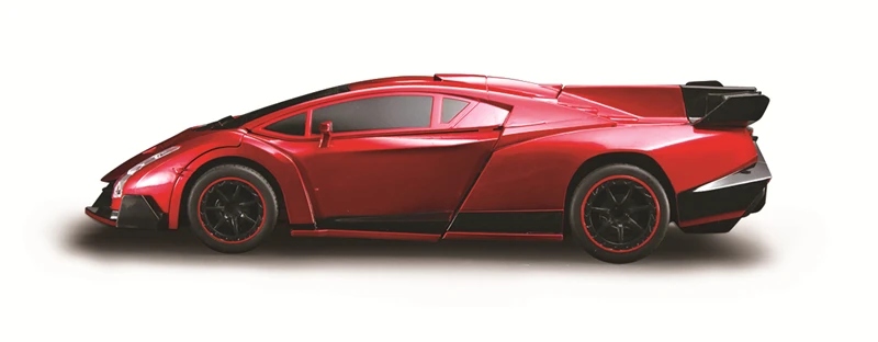 Parkten TT659 2,4 г Индукционная деформация RC автомобили Трансформация Робот CarToy свет электрический робот модели игрушки для детей Подарки - Цвет: Red