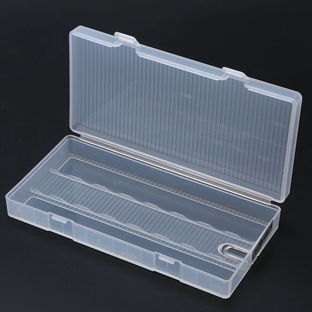 For 8x 18650 Batteries 1pc 18650 Portable Battery Case Holder Durable Hard PP Battery Storage Box With Hook Mayitr