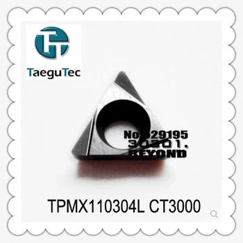 

TaeguTec TPGX110304L CT3000 TPGX110304 TPGX 110304 Original Blade Lathe Cutter Tools Carbide Inserts CNC Turning Tool Holder