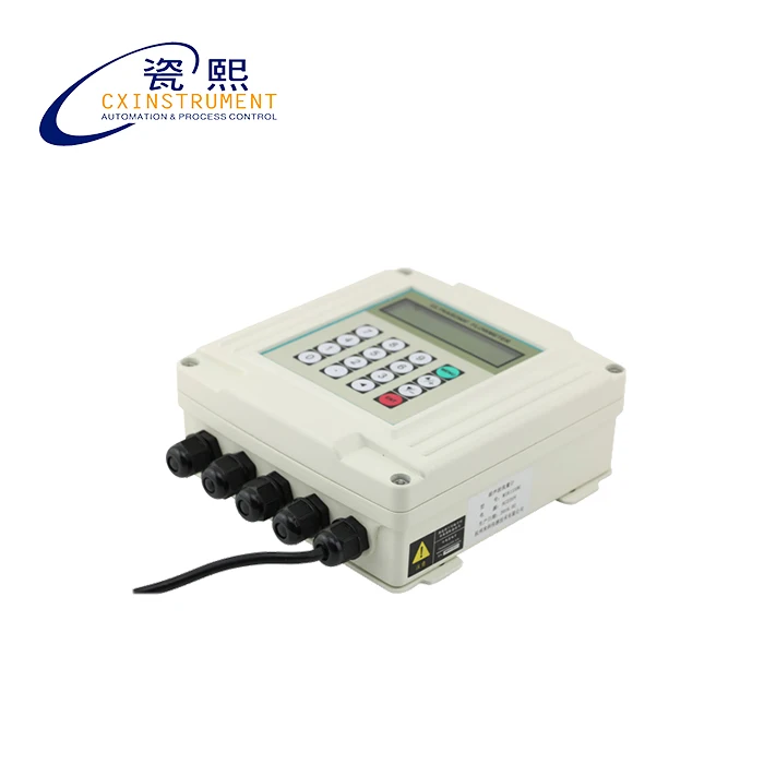 

Clamp On Ultrasonic Flow meter DN50~DN700 1% accuracy RS485 communication small sensor ultrasonic flow meter China
