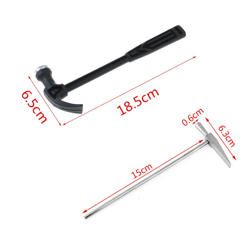 

Handle Mini Claw Hammer Woodworking Nail Puncher Metal Hammer / Small Iron Hammer Watch Repair Hand Tool Emergency Safety Escape