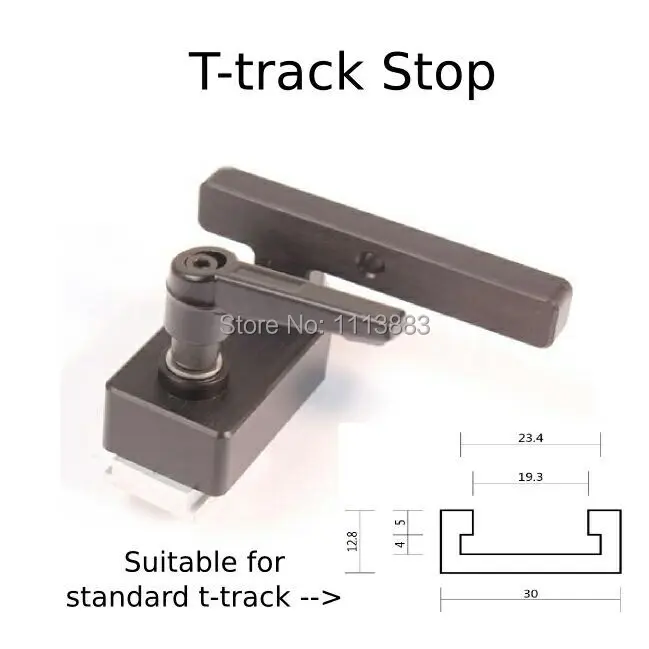 

Miter Track Stop for T-Slot T-Tracks