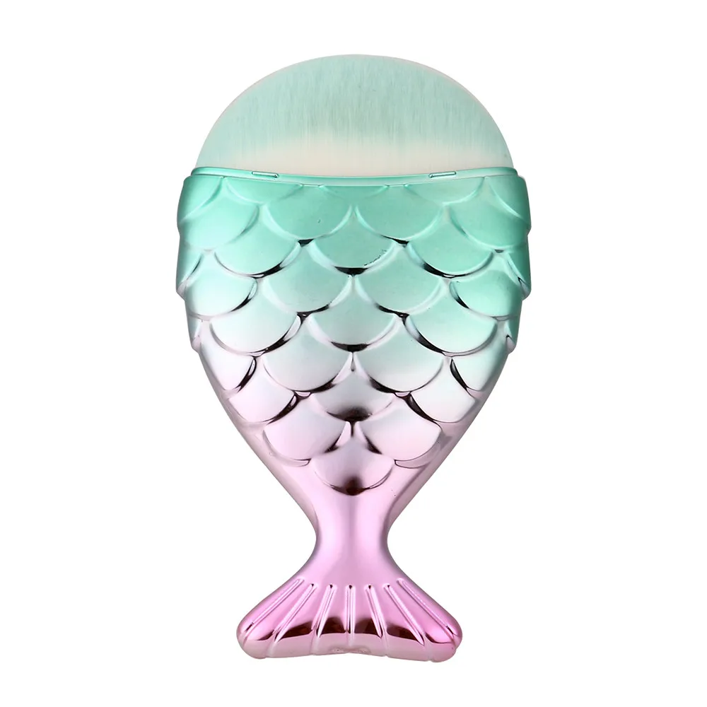 

Professional Fish Scale Premiuim Makeup Brush Set Fishtail Bottom Brush Powder Blush Makeup Cosmetic Brushes Tool Wholesale #L5