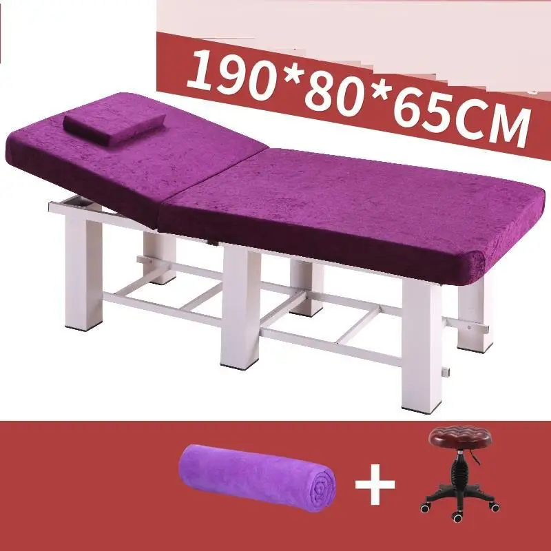 Massagetafel Letto piegevole Masaj Koltugu Lettino Massaggio Cadeira De Massagem педикюр салон складной стол-стул Массажная кровать - Цвет: MODEL H