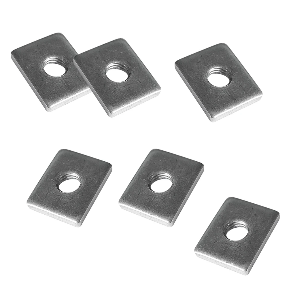Perfeclan 6 Pcs Kayak Screw Nuts Hardware for Rail Canoe Kayak Track Use Water Sports Kayaking Canoeing Sailing Diving Boating