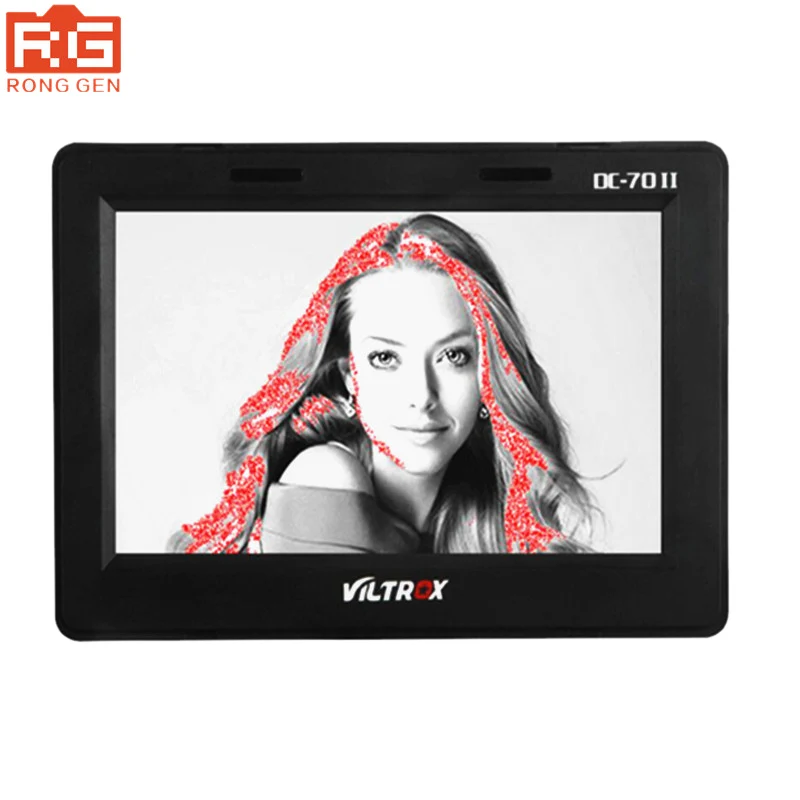

VILTROX DC-70 II 4K 7" HD 1024x600 Clip-on LCD Monitor HDMI AV Input for DSLR Sony Canon Nikon DSLR Camera Monitor +Accessories