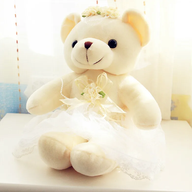 2pcs-pair-15cm-Couple-Bear-Wedding-Teddy-Bear-Plush-Toys-Wedding-Gift-Christmas-Gift-Wholeale-Free