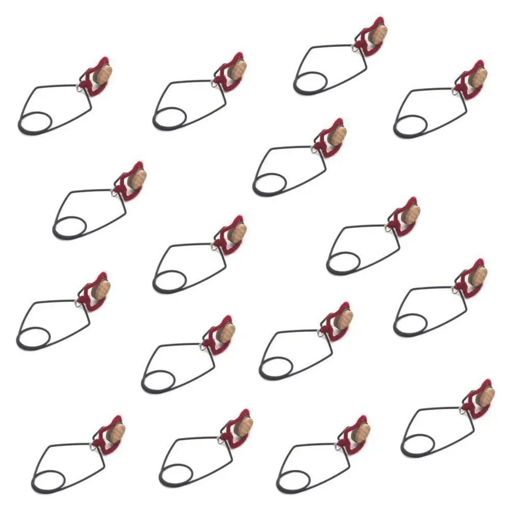 

MSOR-Flute Button Key Pad Indentation Clip for Flute-players Repair Tools Orchestral Instrument Maintenance Pack of 16