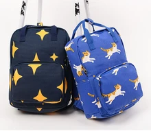 2015 frauen Casual Leinwand Rucksack Schultaschen Druck Mochila Umhängetasche Cat Printed Rucksack Jugendliche Reisetasche 325x