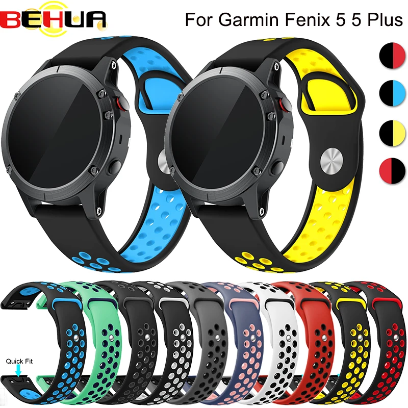 New Watch band with Quick Release Watch Strap for Garmin Fenix 5 forerunner 935 GPS Watchband Fashion Sports Silicone Wrist Band