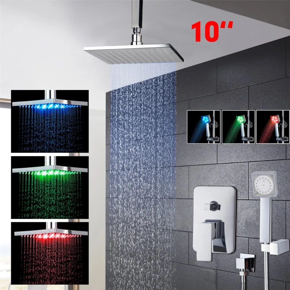 Us 1137 Torayvino Mode Stil Badezimmer Badewanne Armaturen Regendusche Kopf Regelventil Badewannen Wasserfall Hahn Satz Chrom Ende 10