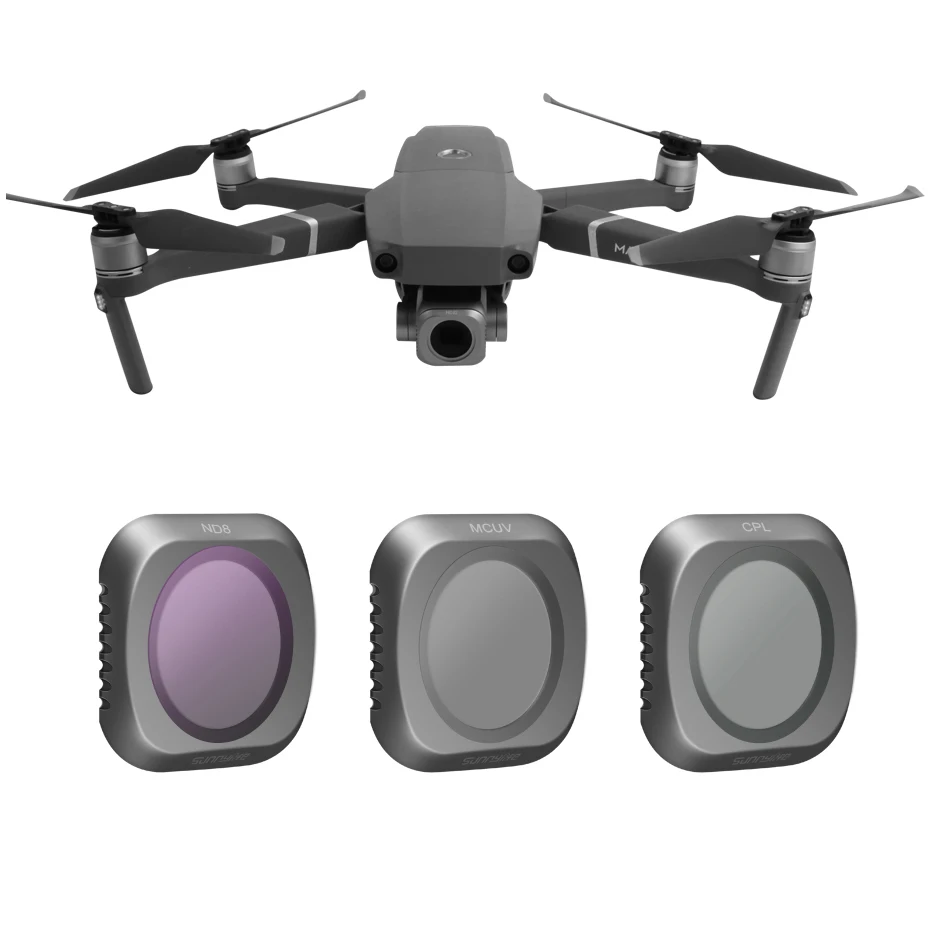 Для DJI Mavic 2 Pro нейтральная плотность UV + CPL ND8 Полярный фильтр для дрона Набор Mavic2