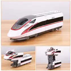Новый электрический Универсальный деформационный автомобиль поезд дети крутой трансформатор игрушечный поезд автомобиль игрушки для
