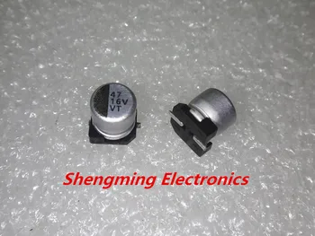 

100pcs 16V 47UF SMD 5x5.4mm chip Aluminum Electrolytic Capacitor 5*5.4