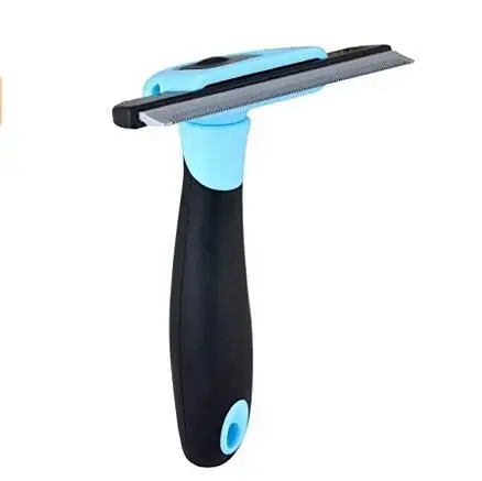 

Pet Shedding Brush Comb Grooming Large Brush Deshedding Tool Comb with Stainless Steel Edge for Pet(Dogs/ Cats) Hair