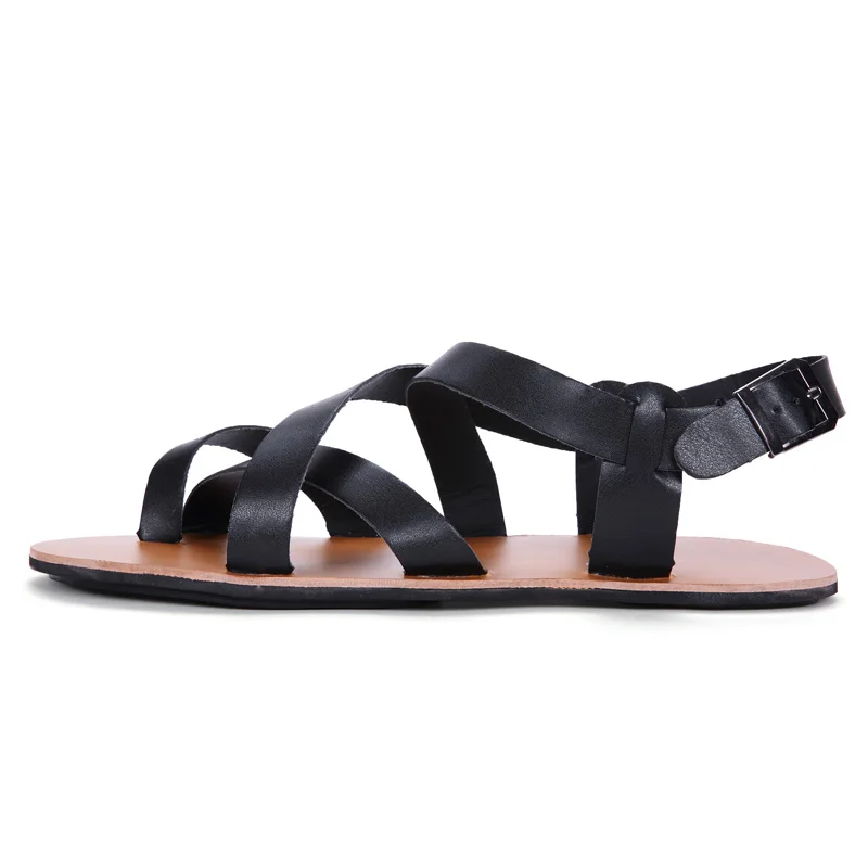 men sandals Casual Summer Beach Leather Ankle Strap Cross-tied Gladiator Shoes Roman Men Sandals sandalias hombre men sandals Casual Summer Beach Leather Ankle Strap Cross-tied Gladiator Shoes Roman Men Sandals sandalias hombre