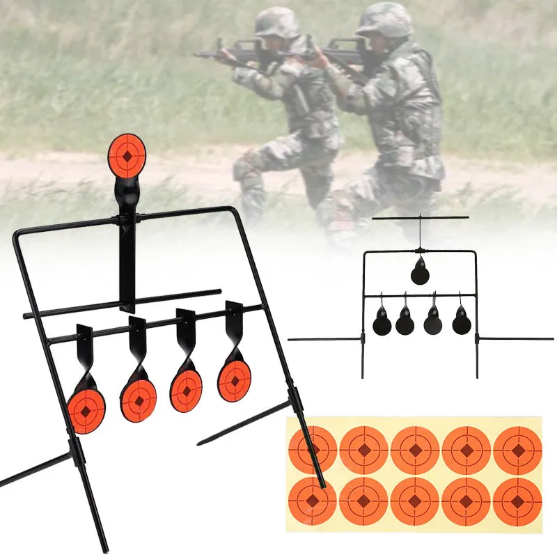 5-тарелка сброса для стреляния оружий мишень для BB пистолет страйкбол Пейнтбол автоматический сброс вращающийся с мишенями для стрельбы на открытом воздухе стрельба из лука