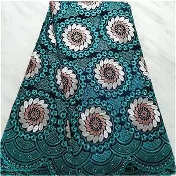 

2019 Latest African Cotton Swiss Voile Lace Fabric High Quality African Swiss Voile Lace In Switzerland For Party