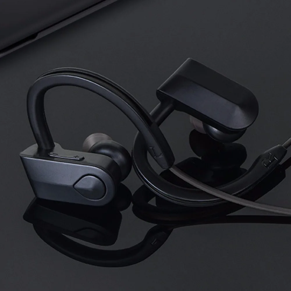 IPX5 Водонепроницаемый ударный бас стерео беспроводной Bluetooth спортивный ушной крючок наушники-вкладыши настоящее качество звука