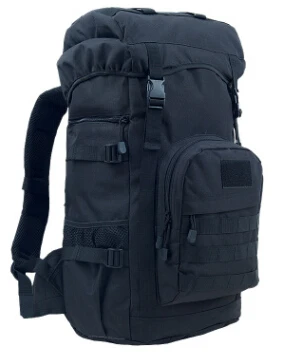 50л военный тактический рюкзак для наружного использования большая емкость походные сумки альпинистская сумка мужской походный рюкзак дорожный рюкзак - Цвет: black